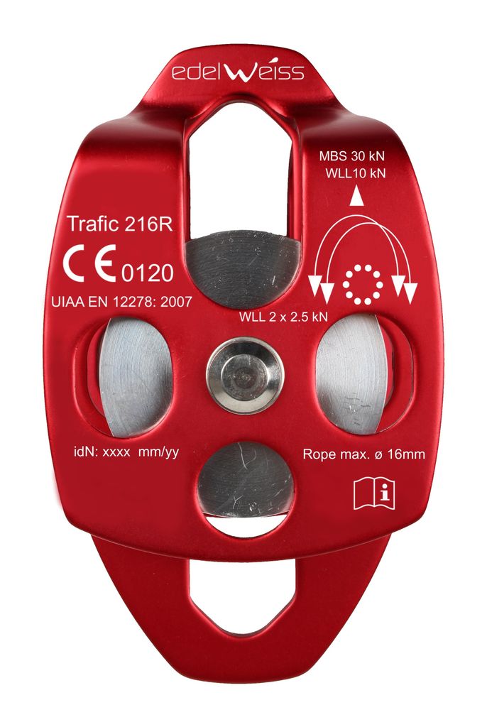 Pulley Double Trafic 216R Roulements · B