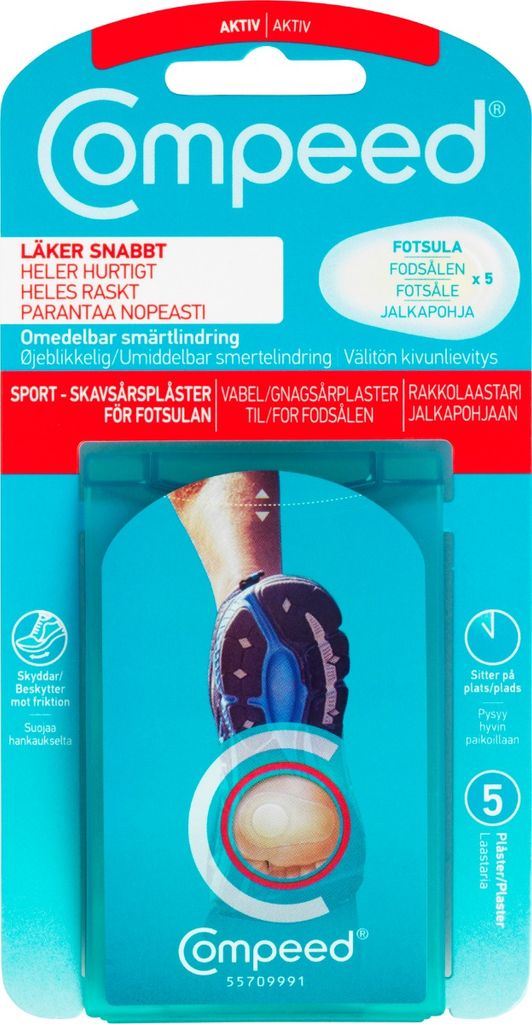COMPEED Sport Vabler under fod 5 stk